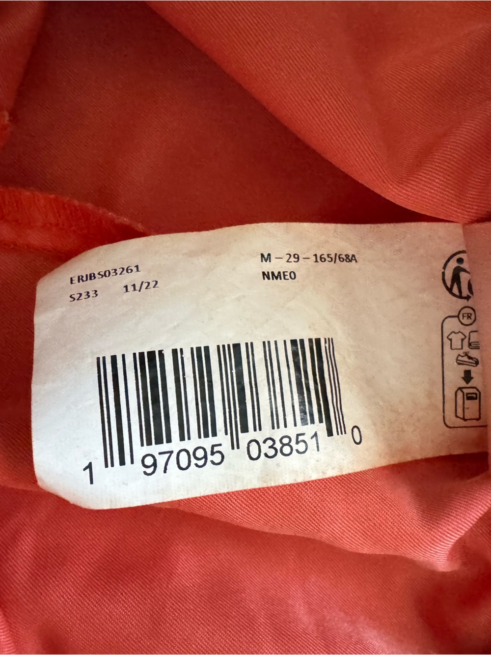 Roxy Medium Orange No Bad Waves Boardshort - Picture 6 of 8